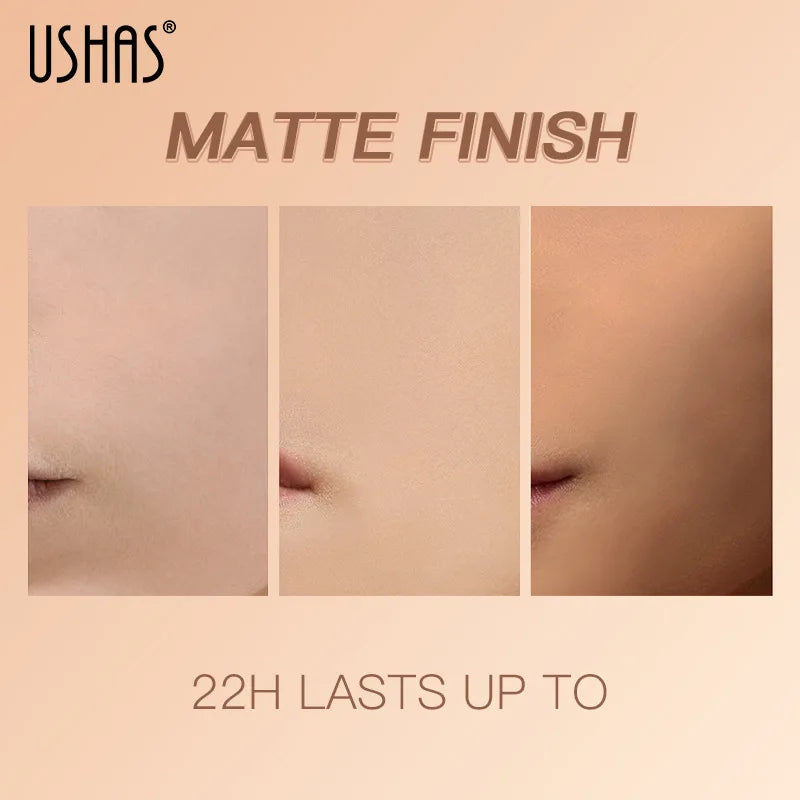 Foundation + Powder Combo Set Brighten Skin Color Waterproof Anti-sweat Soft Focus Foundation