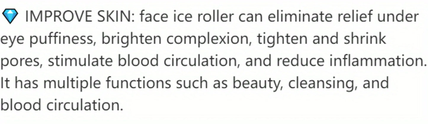 Ice Facial Roller Skin Care Beauty Lifting Contouring Tools Ice Cube Trays Ice Globe Balls Face Massager Skin Care Tool