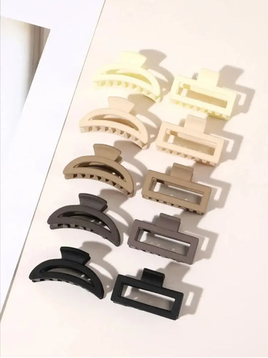Small Hair Claw Clips for Women Girls,6/10 Pcs Mini Tiny Hair Claw Clips for Thin/Thick/Medium/Fine Hair